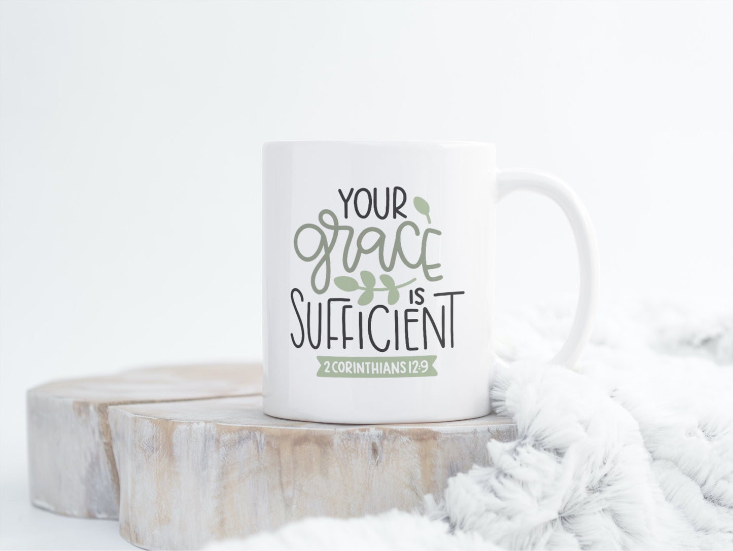 2 Corinthians 12:9-Ceramic Scripture Verse Mug