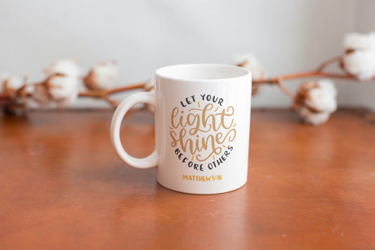 Matthew 5:16-Ceramic Scripture Verse Mug
