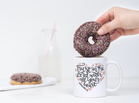 Proverbs 3:5-Ceramic Scripture Verse Mug
