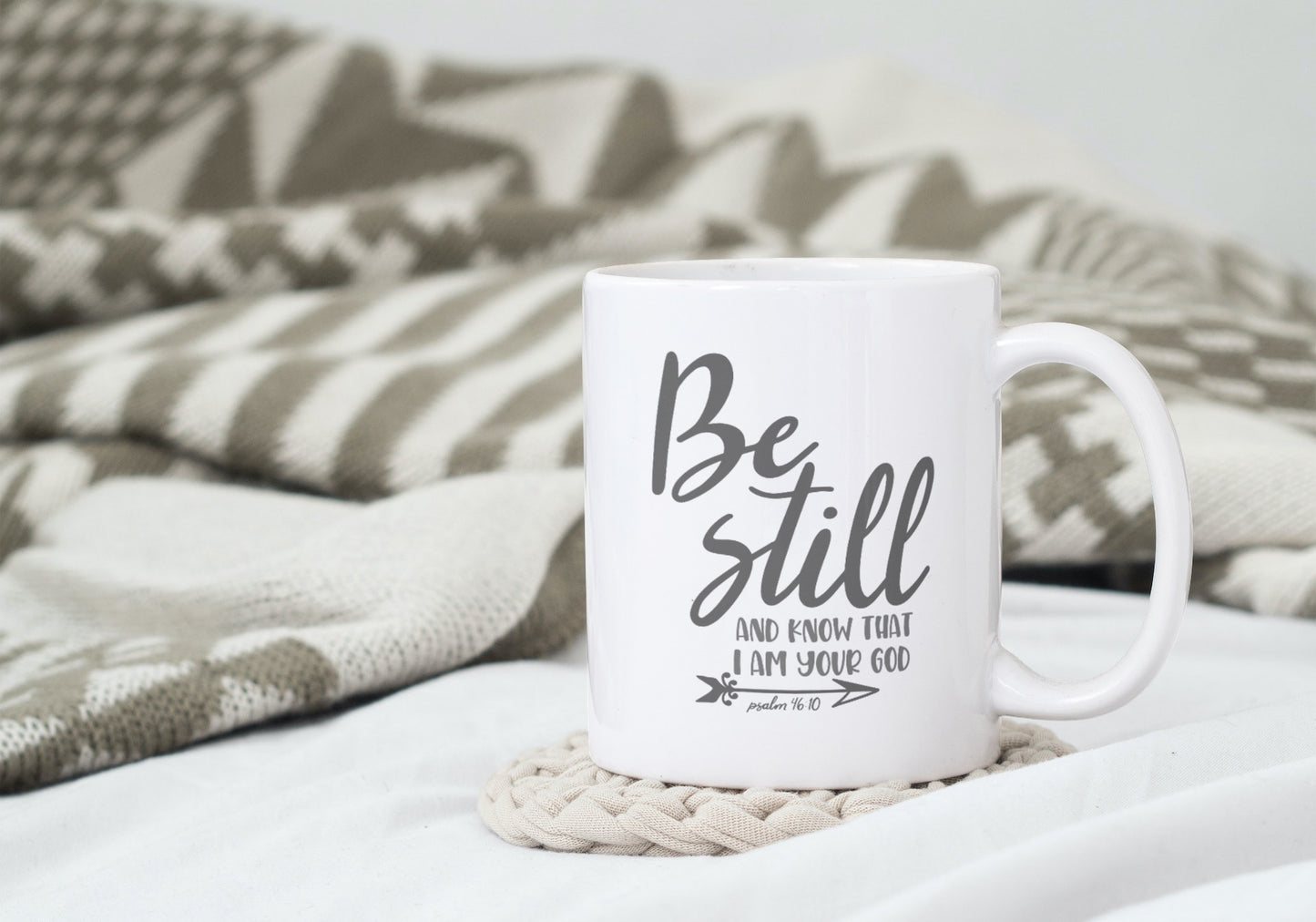 Psalm 46:10-Ceramic Scripture Verse Mug